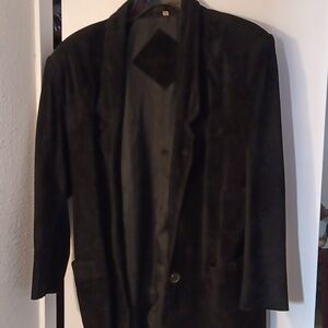 Preston and York 80s vintage suede jacket.